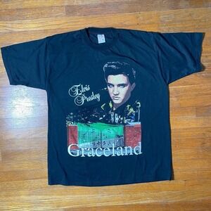 Vintage Elvis Presley 1992 Graceland Graphic T-shirt XL